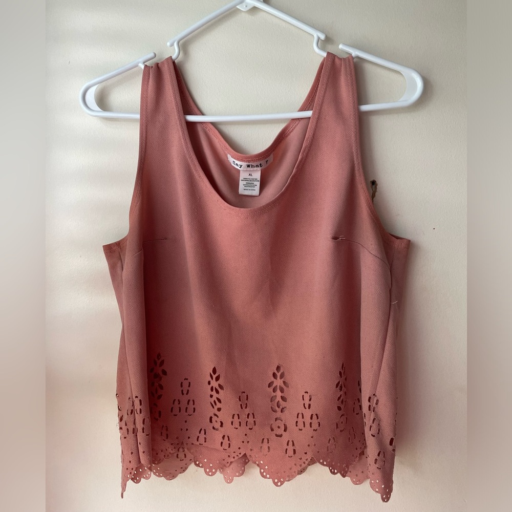 ‼️Coming Soon‼️ Floral Cutout Top